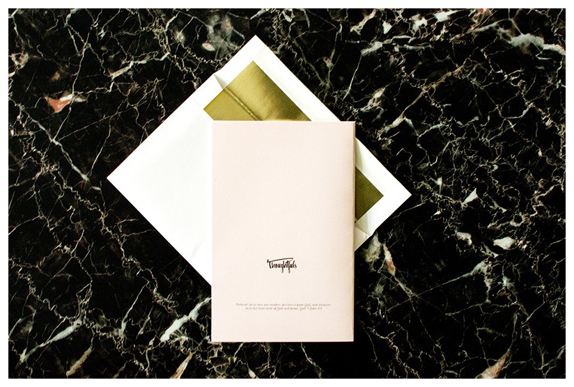 Thoughtfuls Card (Back side)